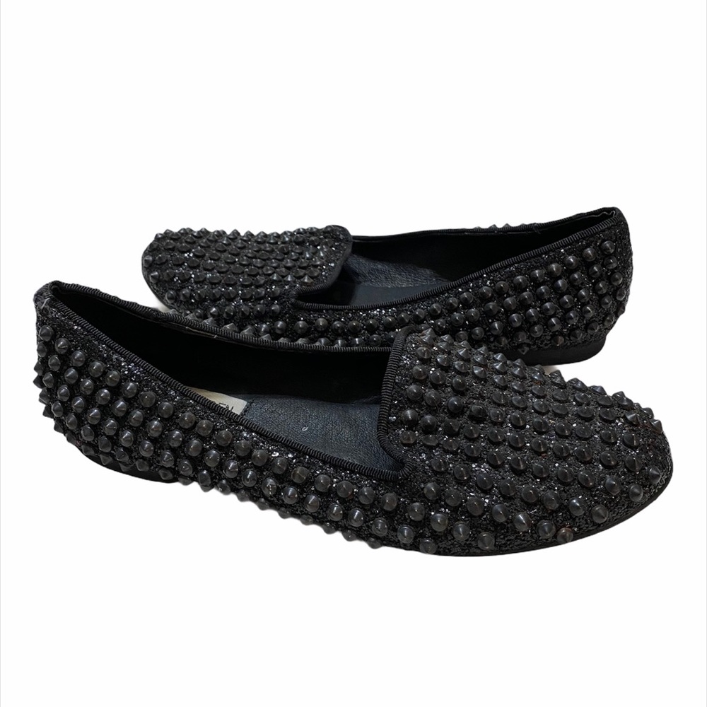 STEVE MADDEN | Studdly shoes black stud loafer 8.5